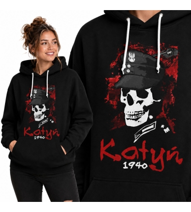 BLUZA DAMSKA Z KAPTUREM KATYŃ